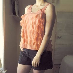 5/$25 1. State ruffle tank